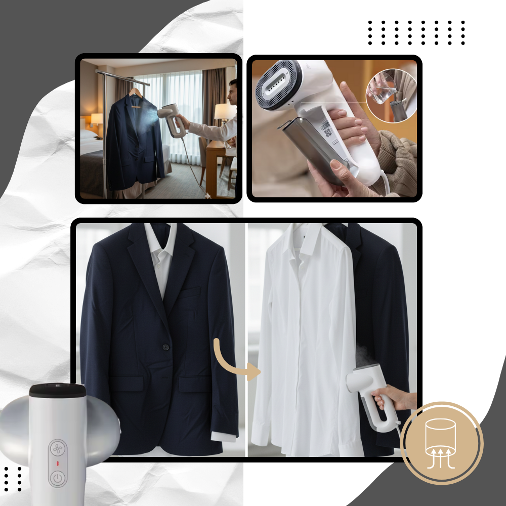 Défroisseur vapeur portable pour vêtements