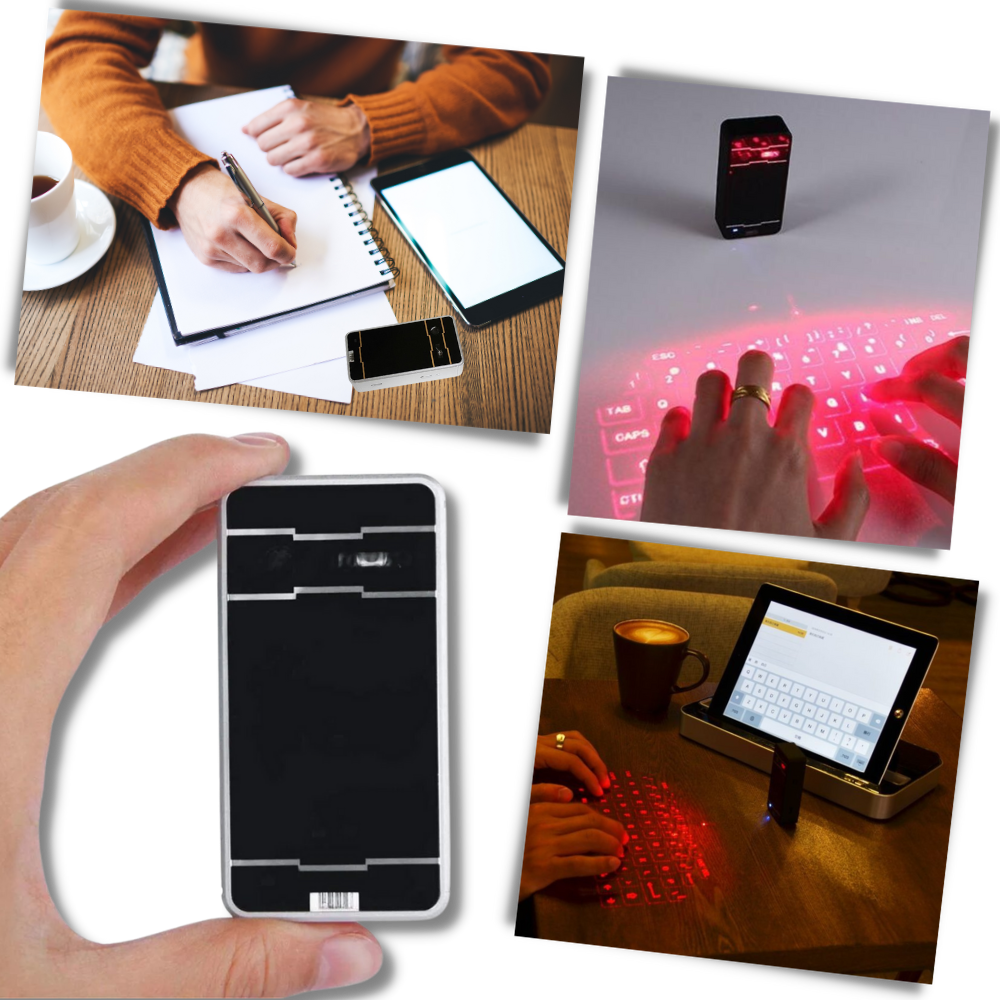 Clavier virtuel laser portable