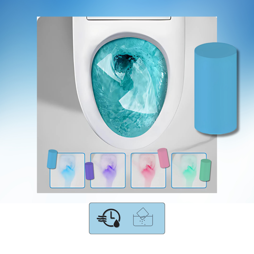 Bâton de nettoyage WC puissant anti-calcaire