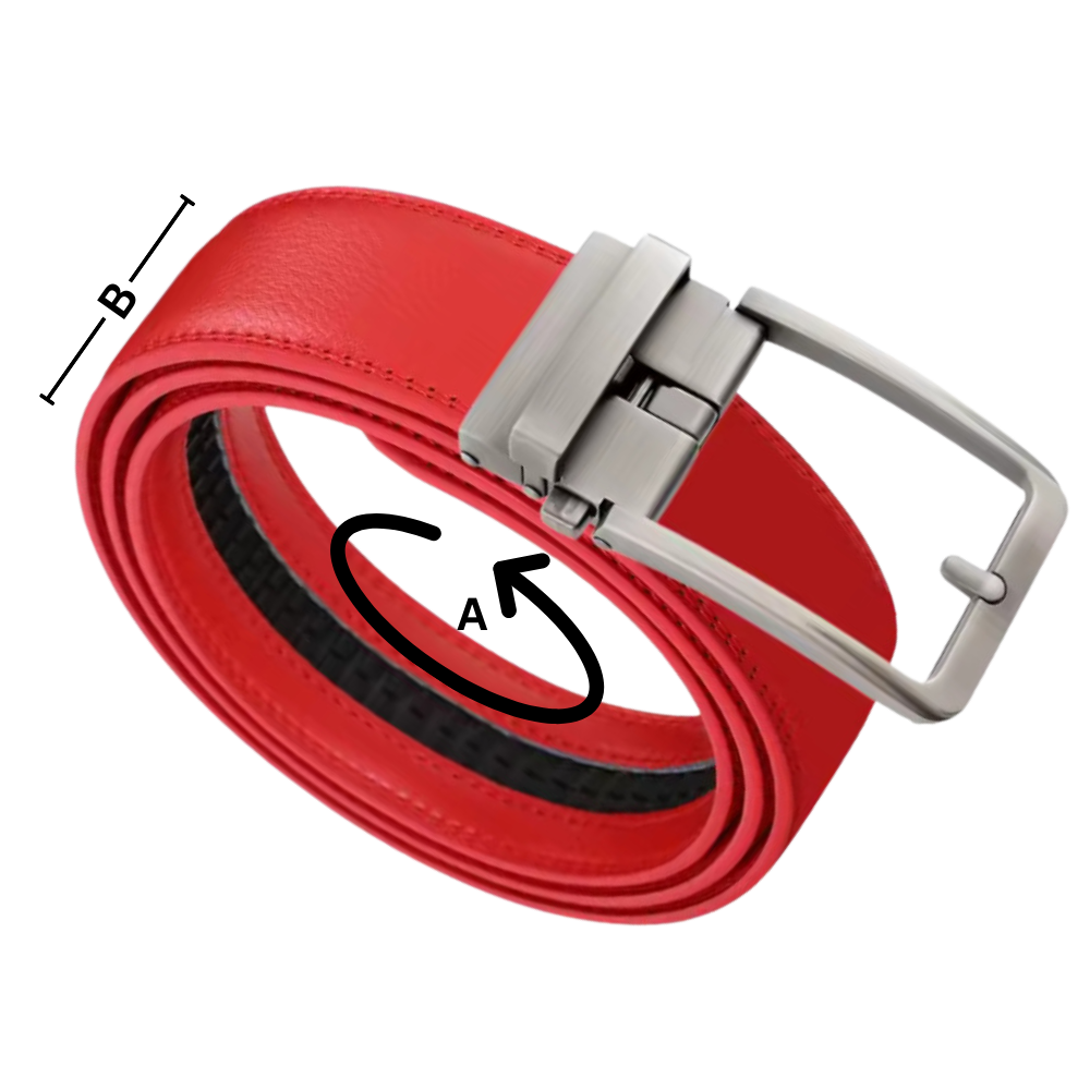 Ceinture automatique en cuir de vache