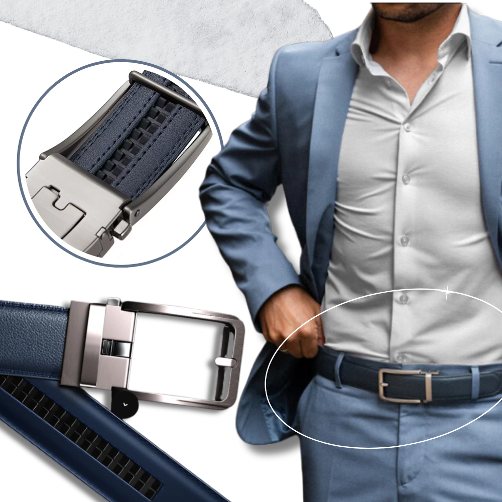 Ceinture automatique en cuir de vache