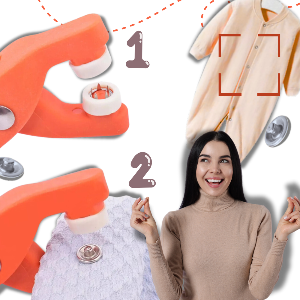 Pince pour boutons pression