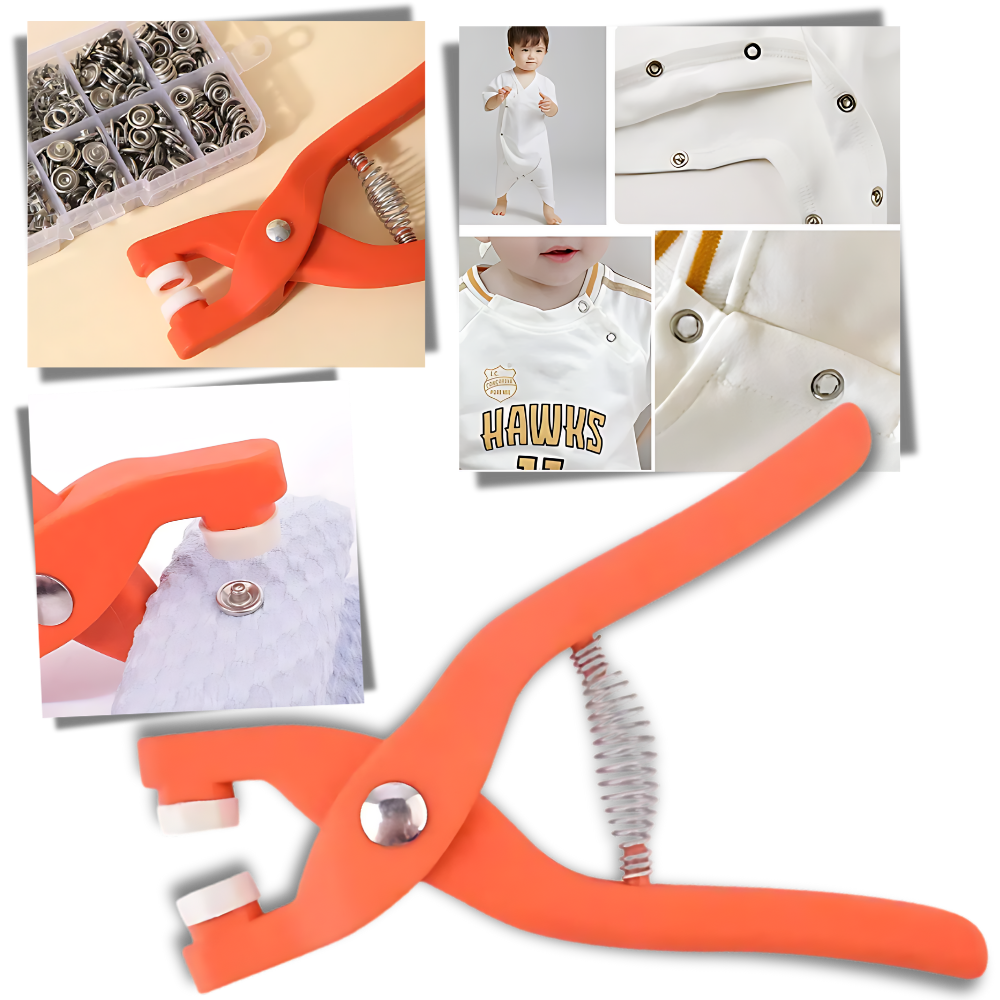 Pince pour boutons pression