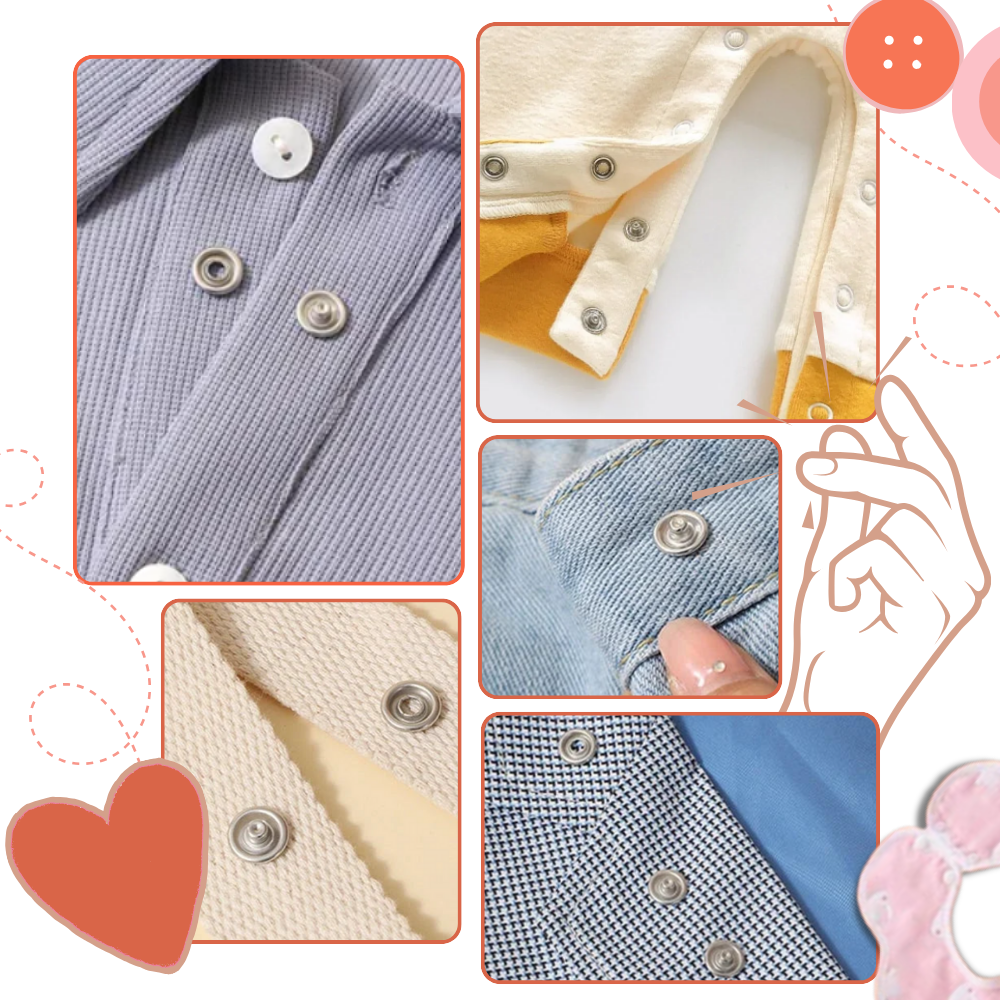 Pince pour boutons pression