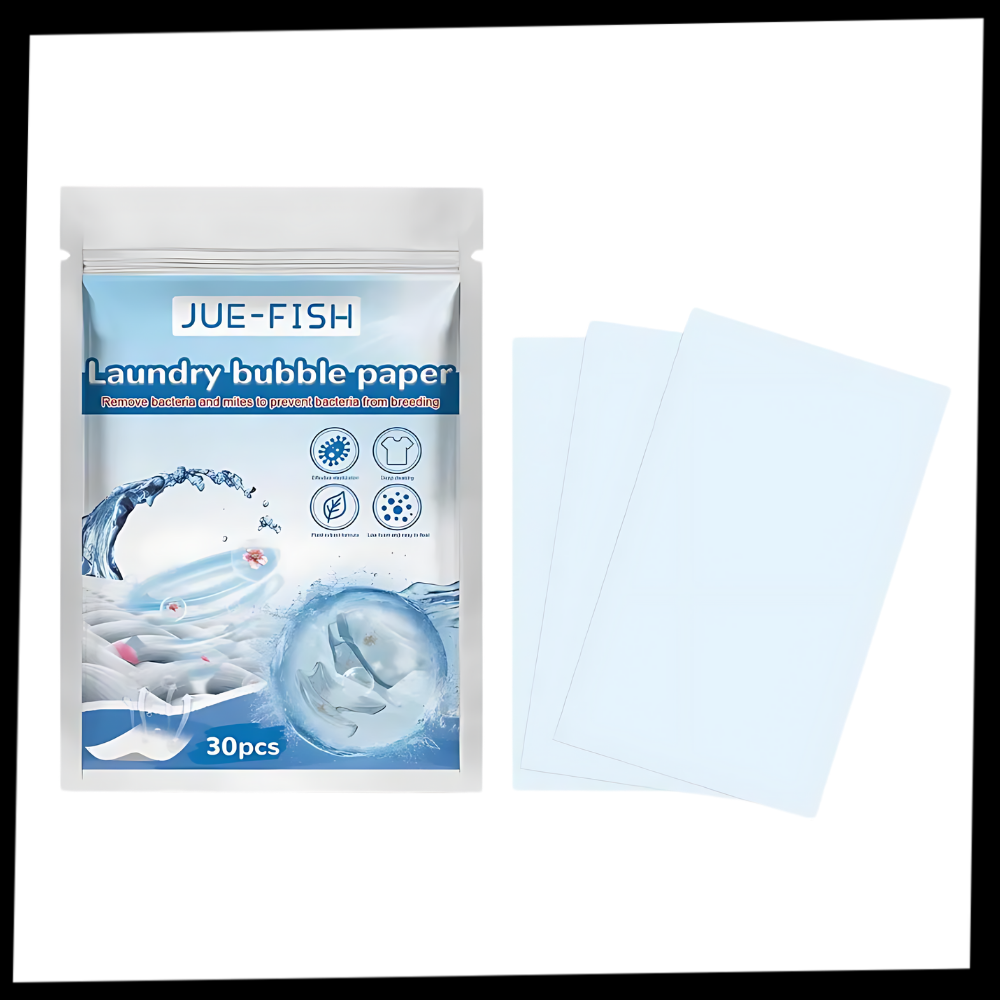 Bandes de lessive écologiques à dissolution rapide