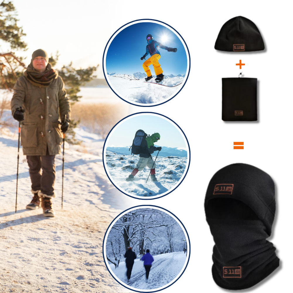 Cagoule d'hiver à séchage rapide