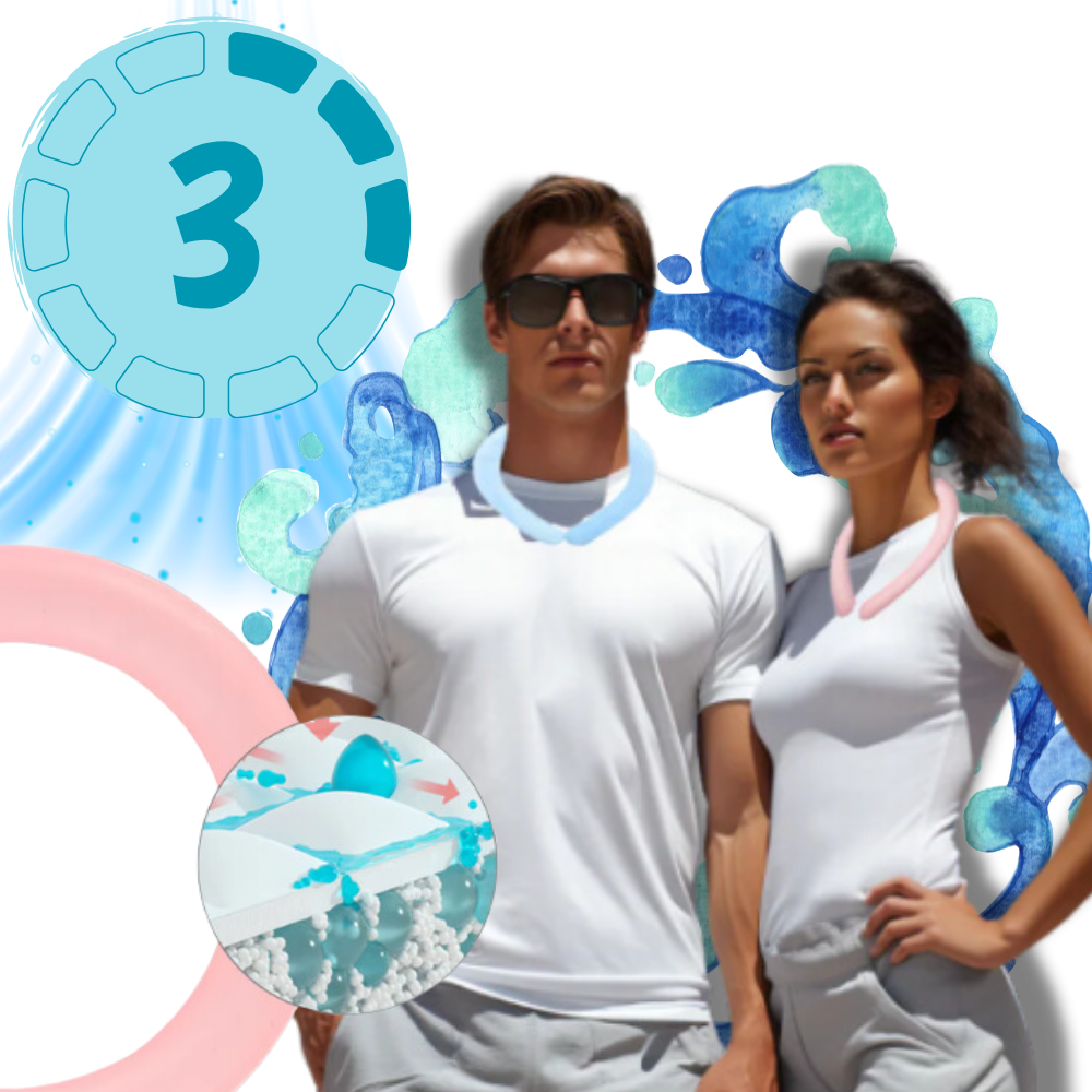 Anneau rafraîchissant pour le cou