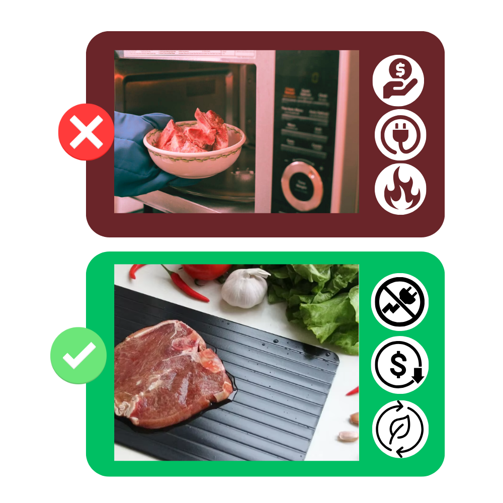 Plateau de décongélation rapide