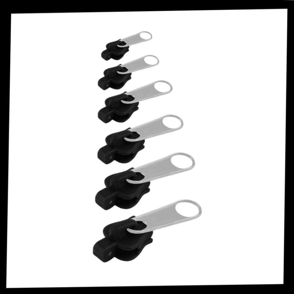 Curseur clipsable pour remplacer les fermetures éclair