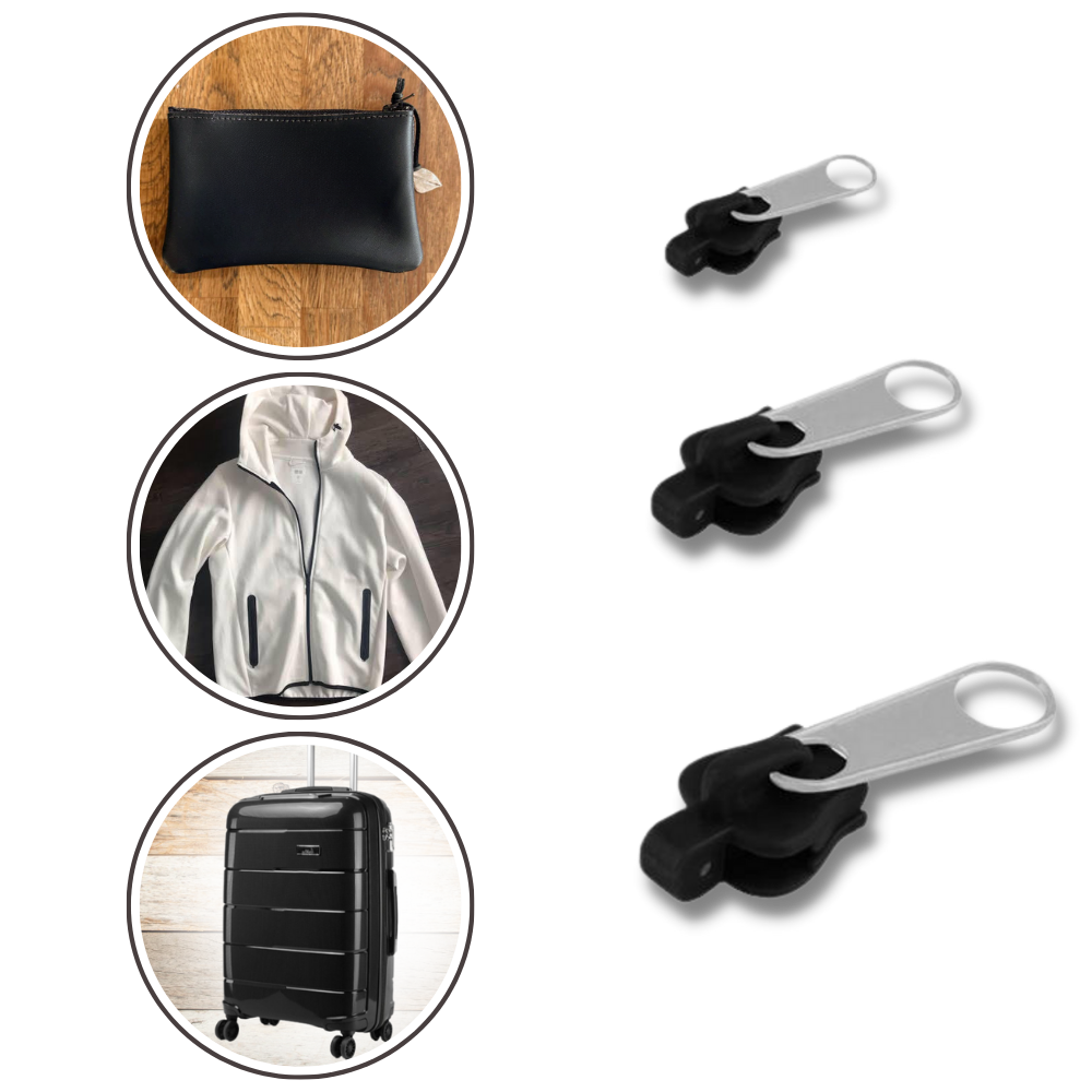 Curseur clipsable pour remplacer les fermetures éclair