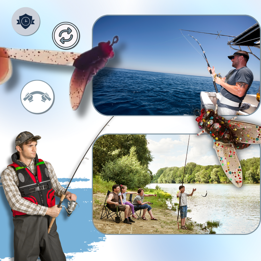 Appâts réalistes pour la pêche à la mouche