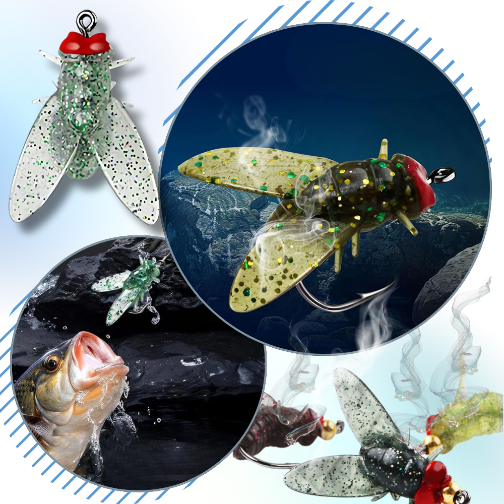 Appâts réalistes pour la pêche à la mouche