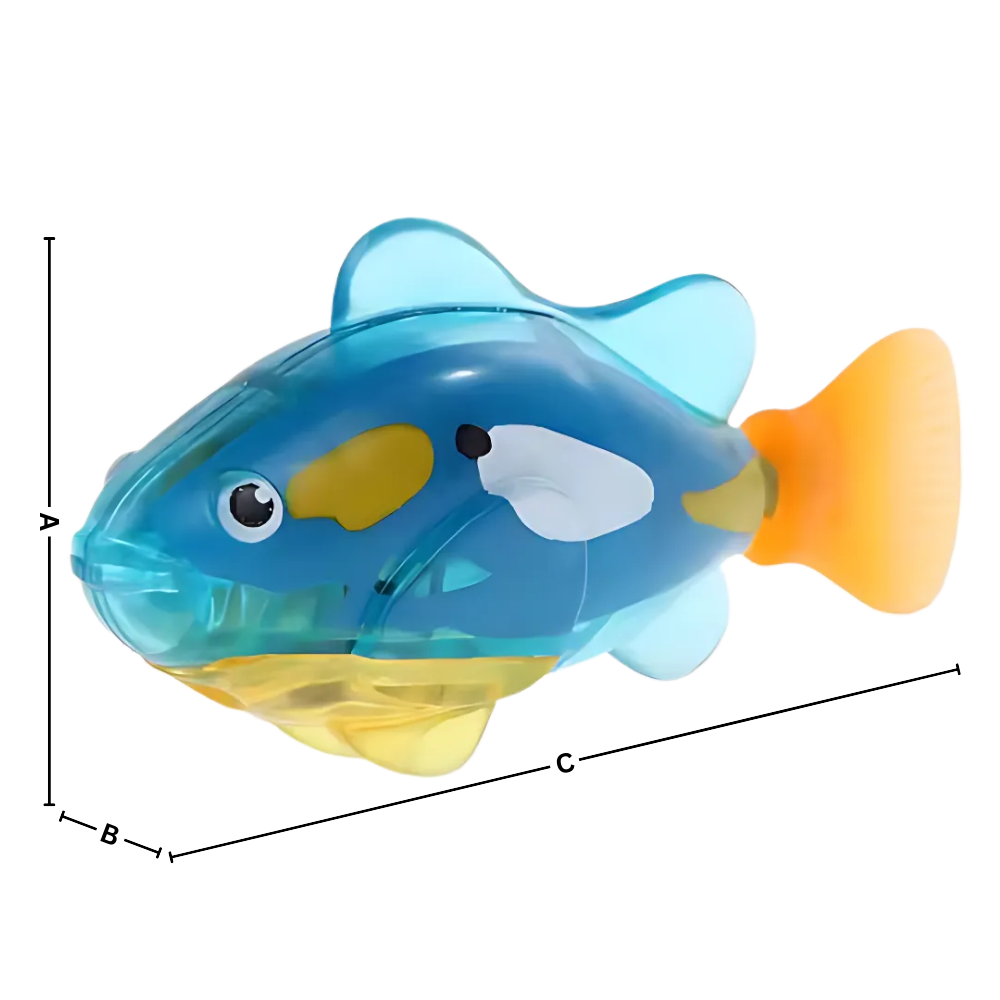 Jouet poisson nageur interactif