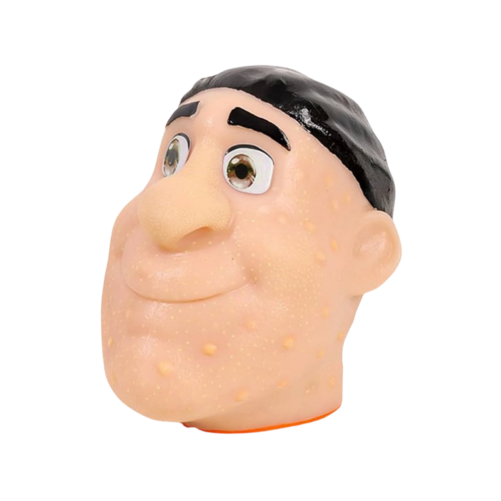 Jeu anti-stress visage en silicone pour percer les boutons