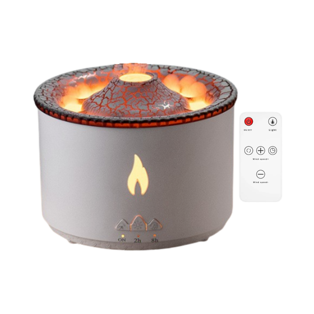Humidificateur relaxant en forme de volcan