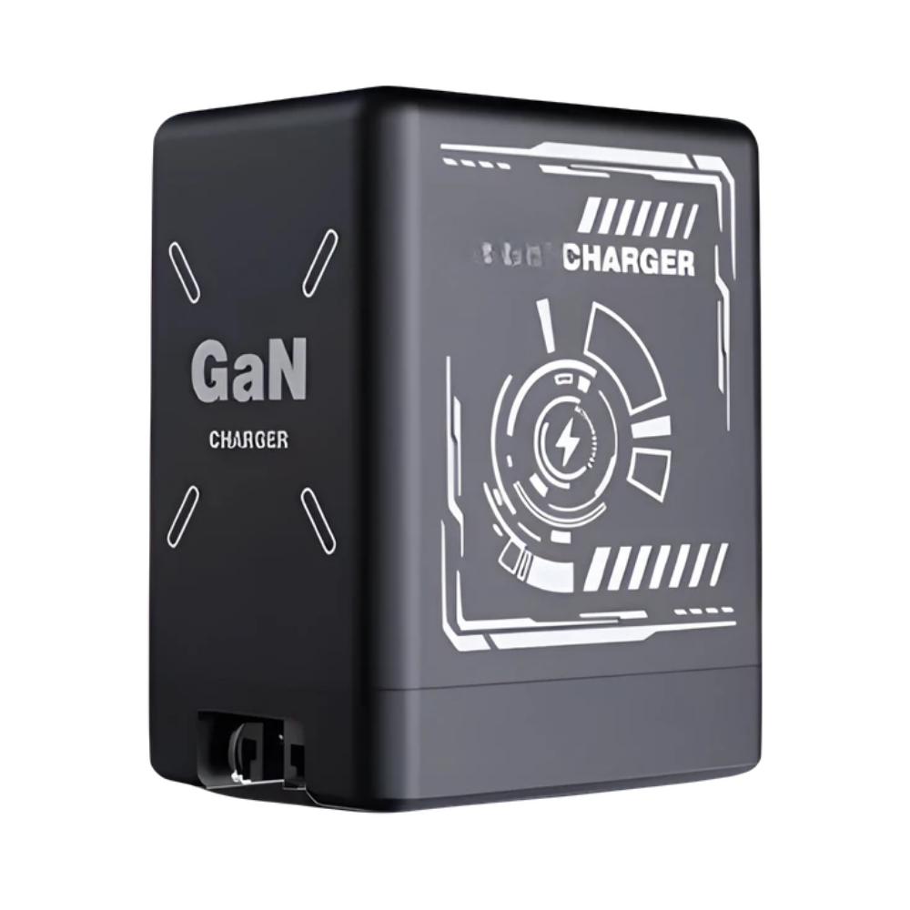 Chargeur mural double à câble rétractable