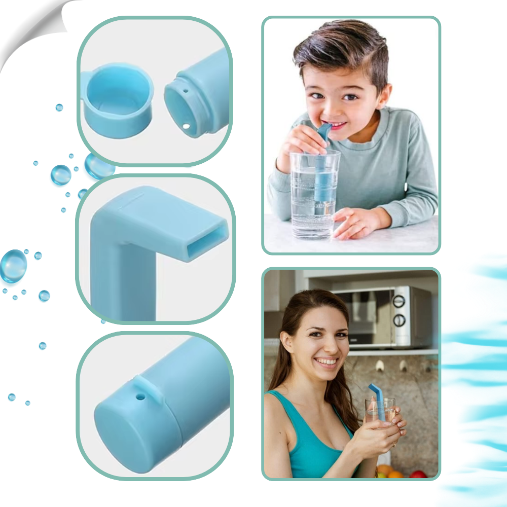 Paille anti-hoquet réutilisable HiccAway