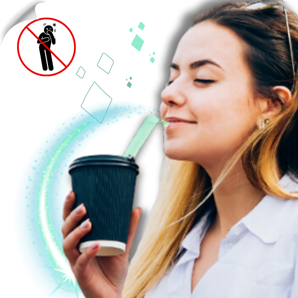 Paille anti-hoquet réutilisable HiccAway