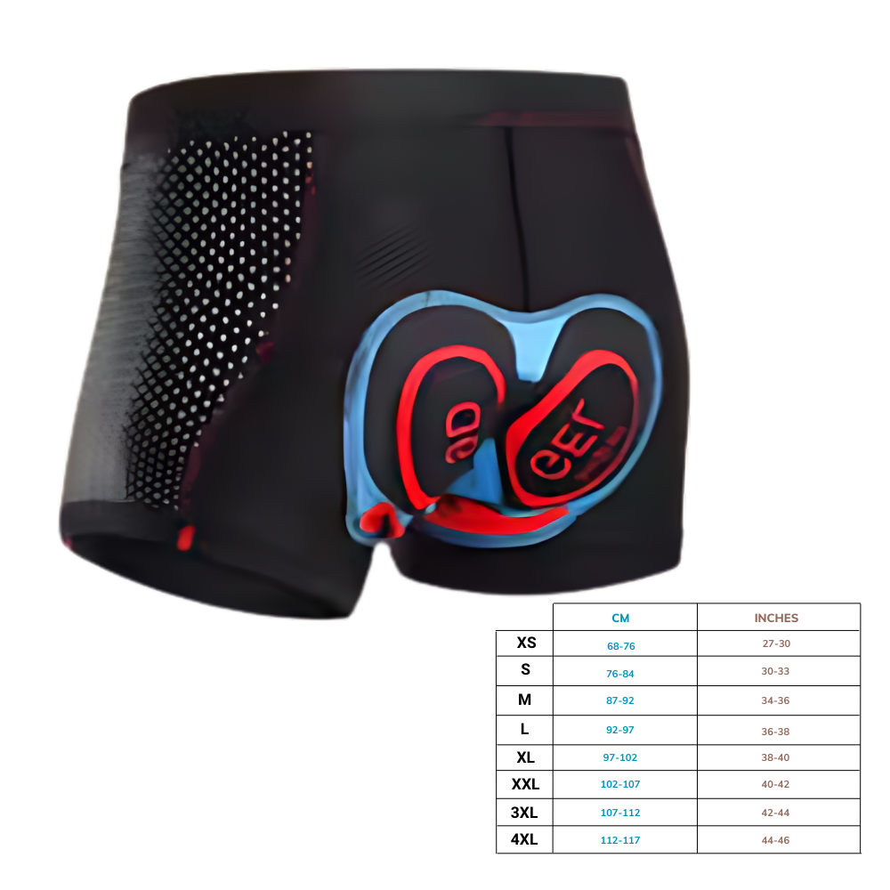 Short de vélo rembourré sans coutures