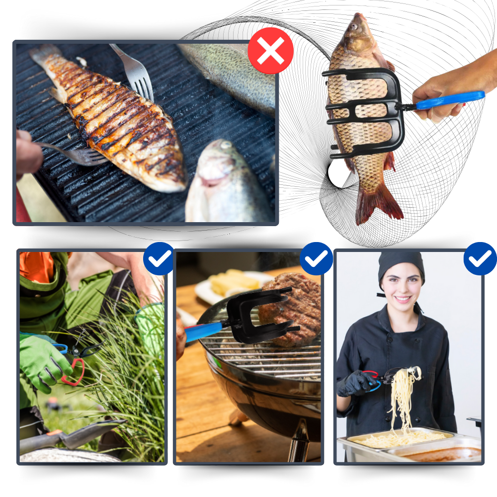 Pince à poisson sans glissement