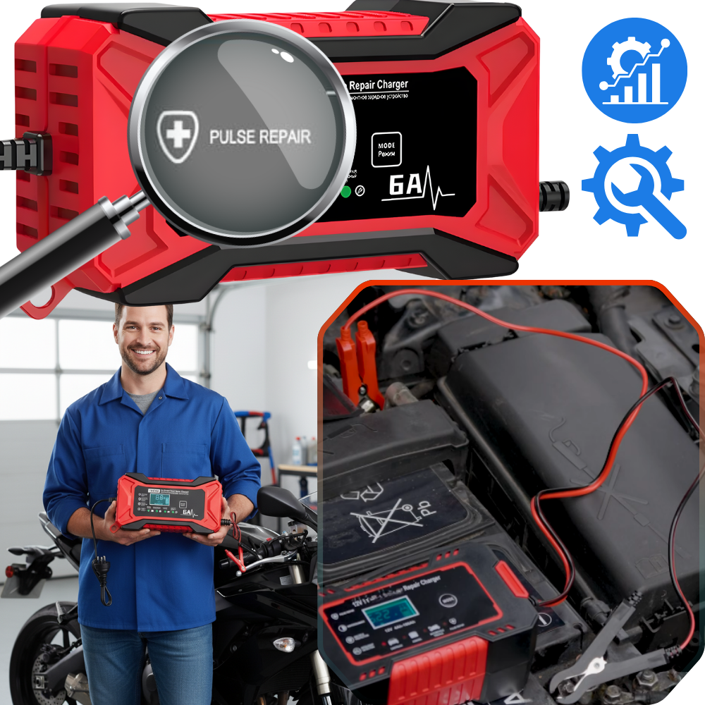 Chargeur de batterie intelligent 12 V pour véhicules