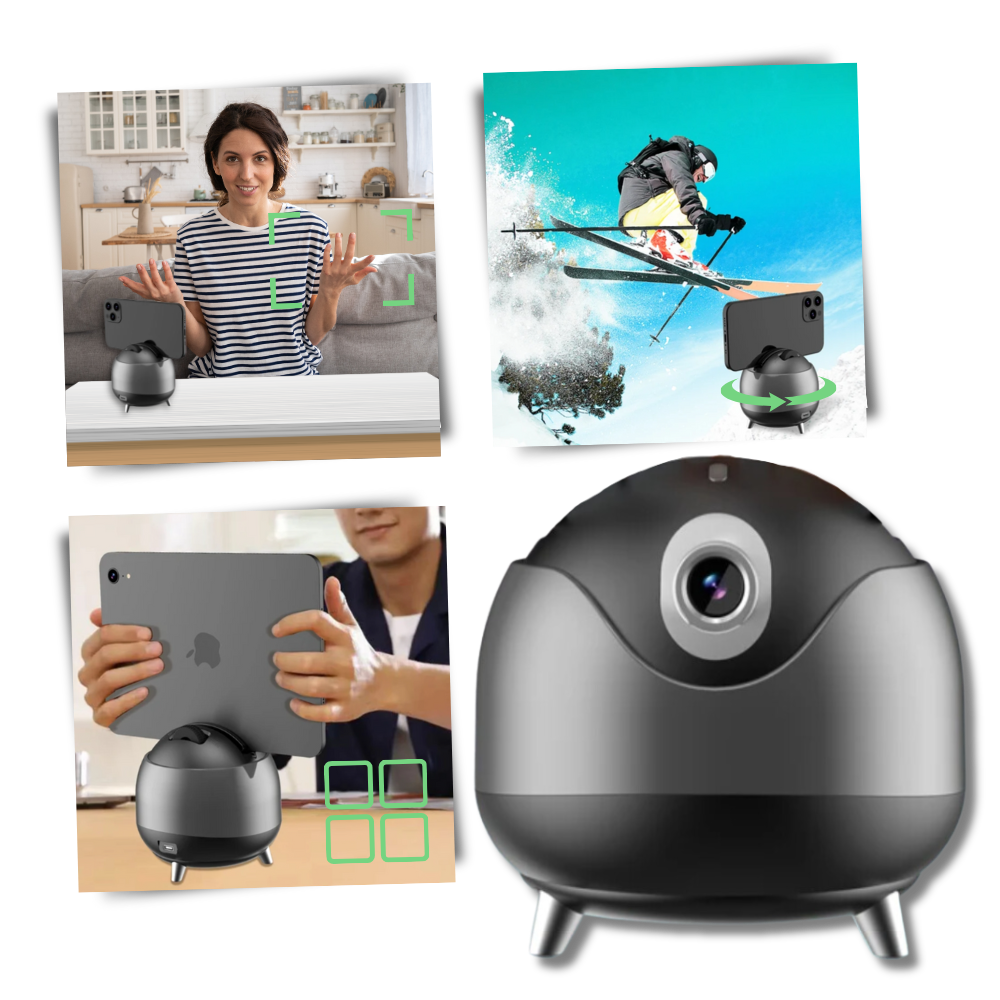 Rotule intelligente à suivi automatique sur 360°