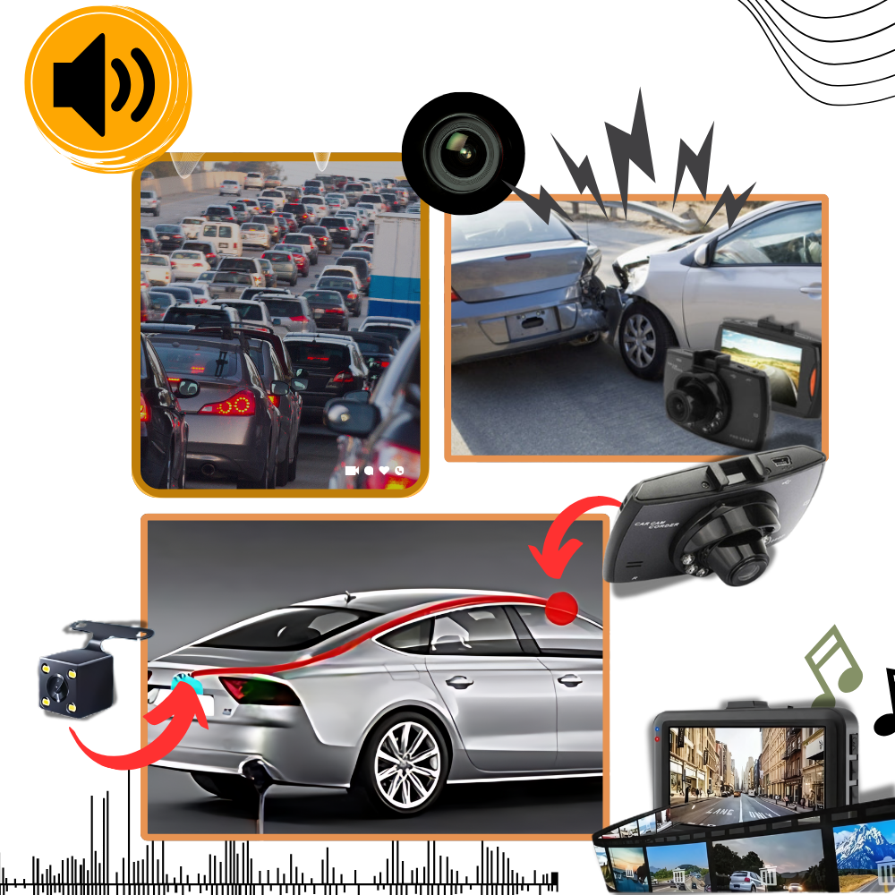 Enregistreur de conduite intelligent HD 1080p