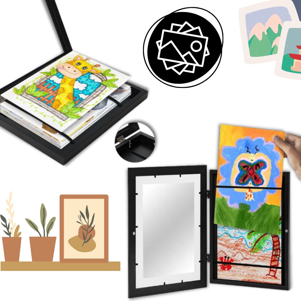 Cadres Lil Davinci à finition lisse