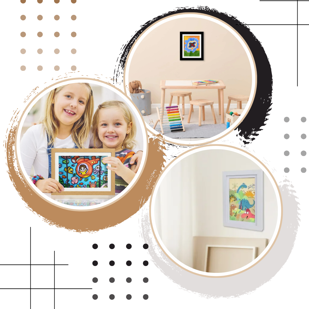 Cadres Lil Davinci à finition lisse