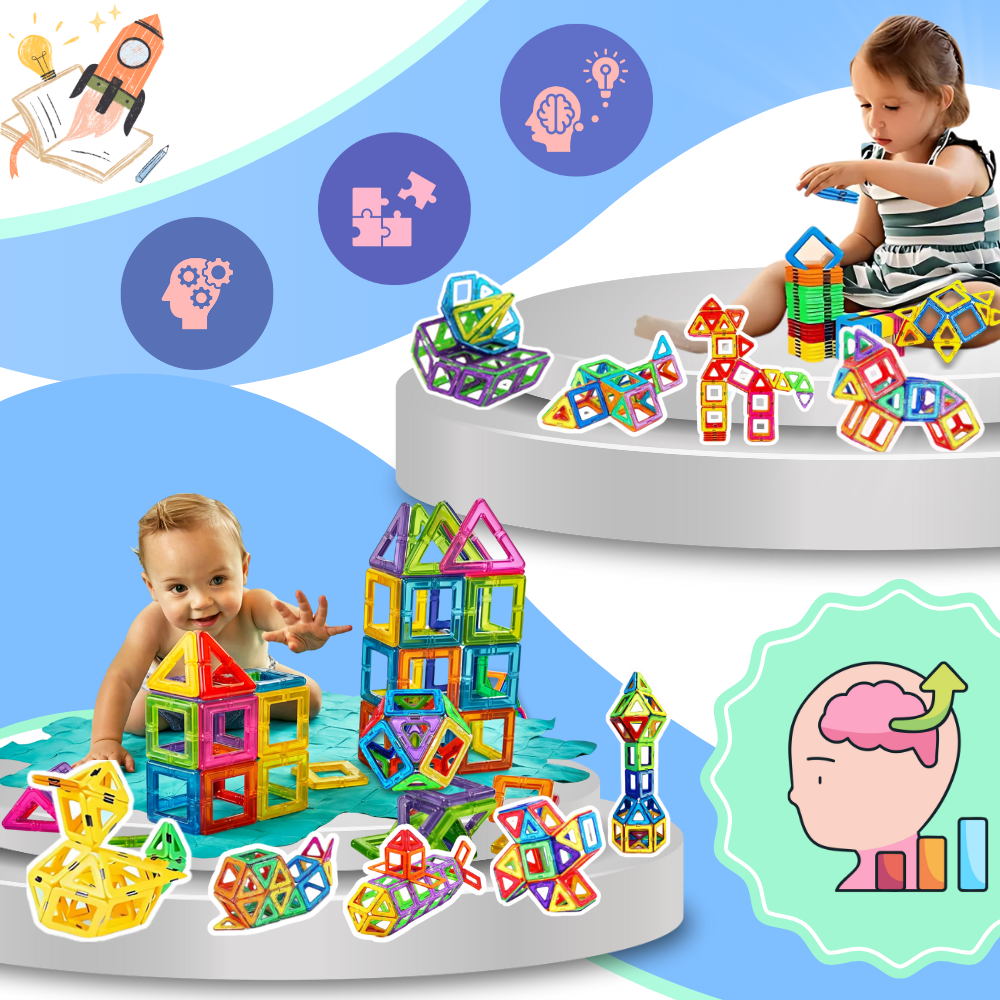 Jeu Blocs De Constructions Magnétiques