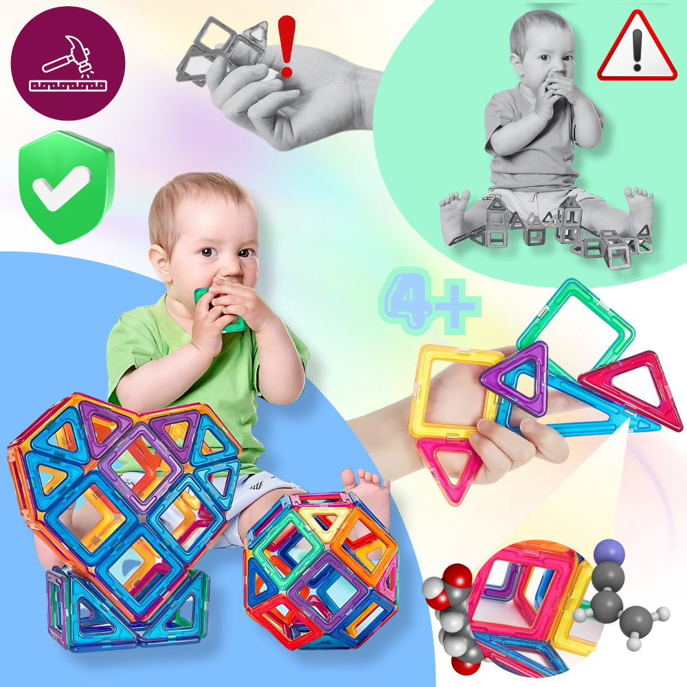 Jeu Blocs De Constructions Magnétiques