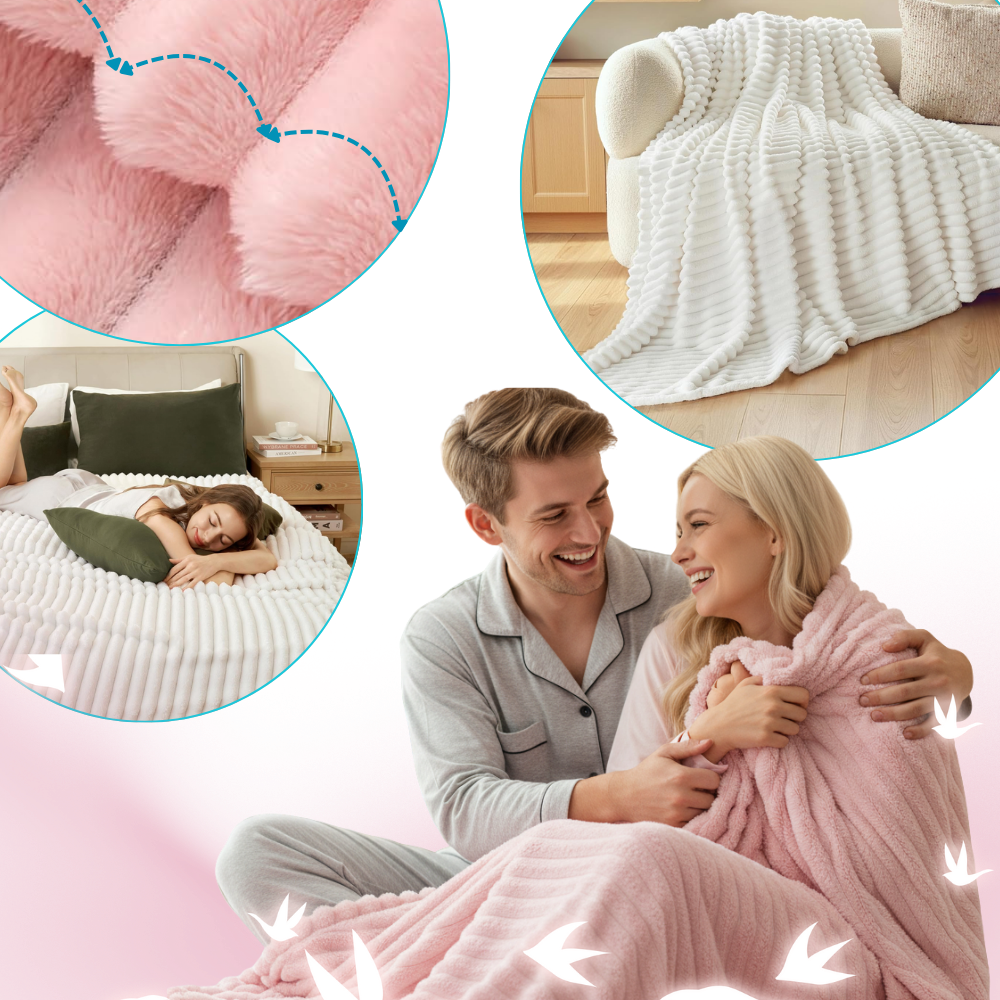 Couverture en flanelle douce et confortable