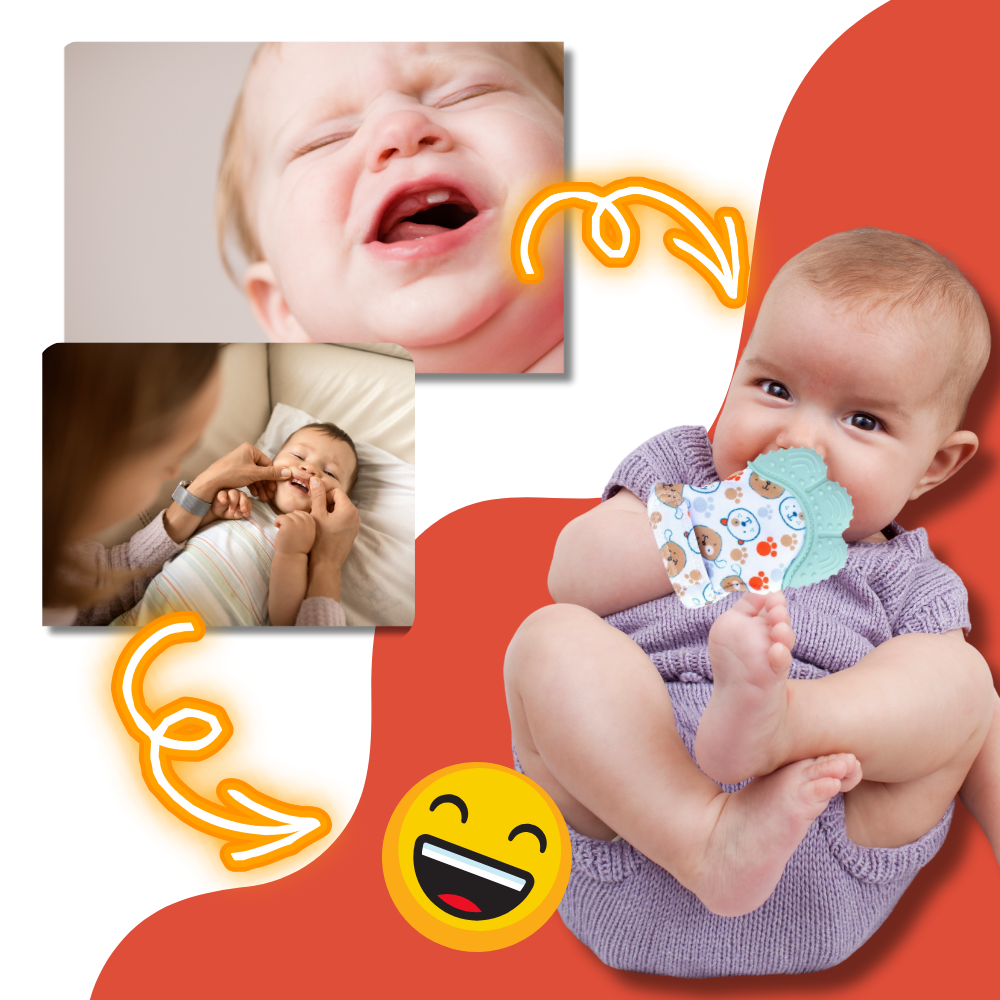 Gant de dentition apaisant