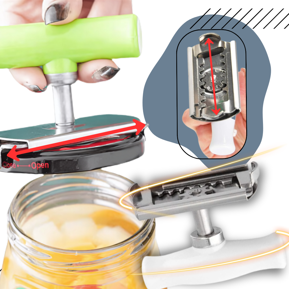 Ouvre-bocal en acier inoxydable