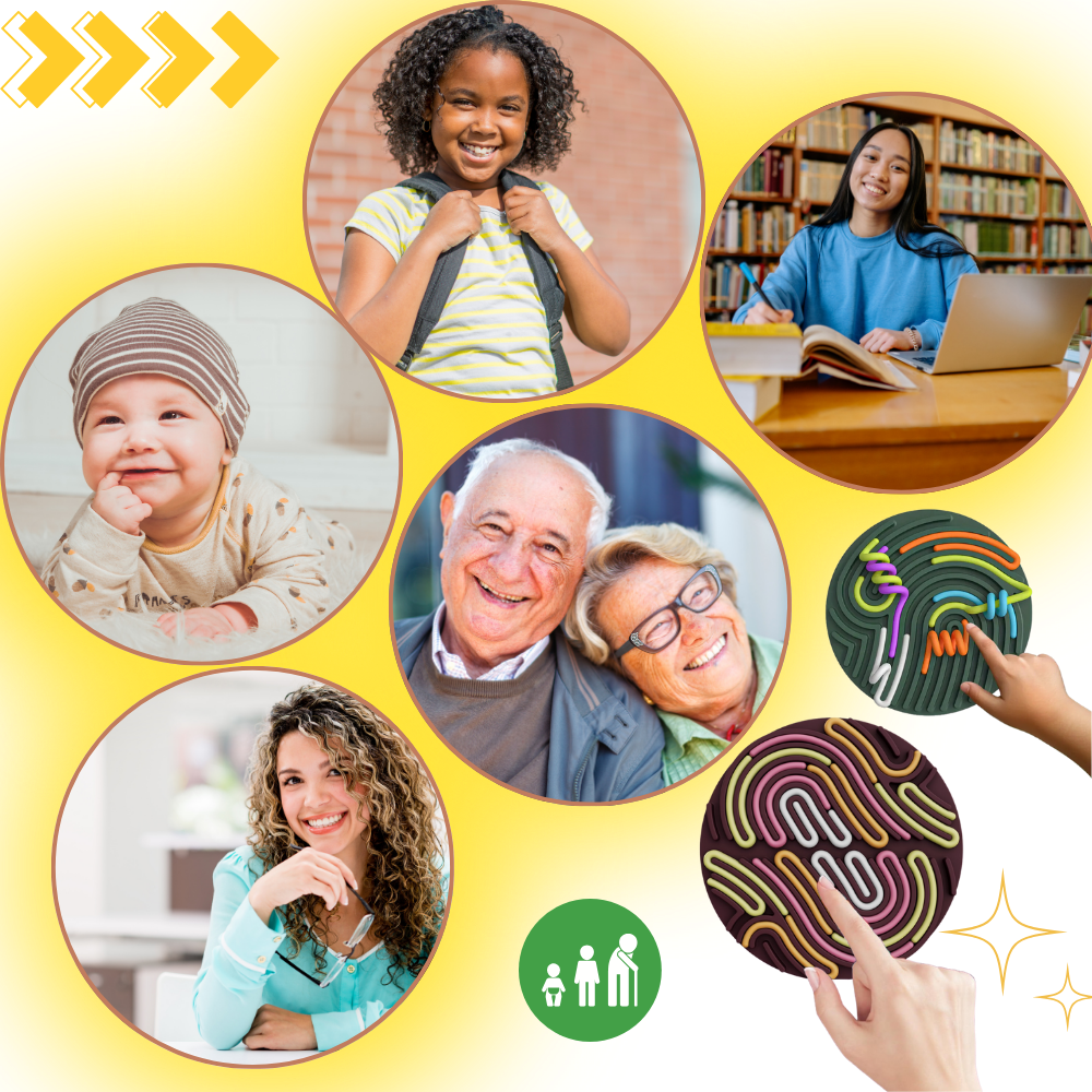 Tableau d'activités sensorielles anti-stress