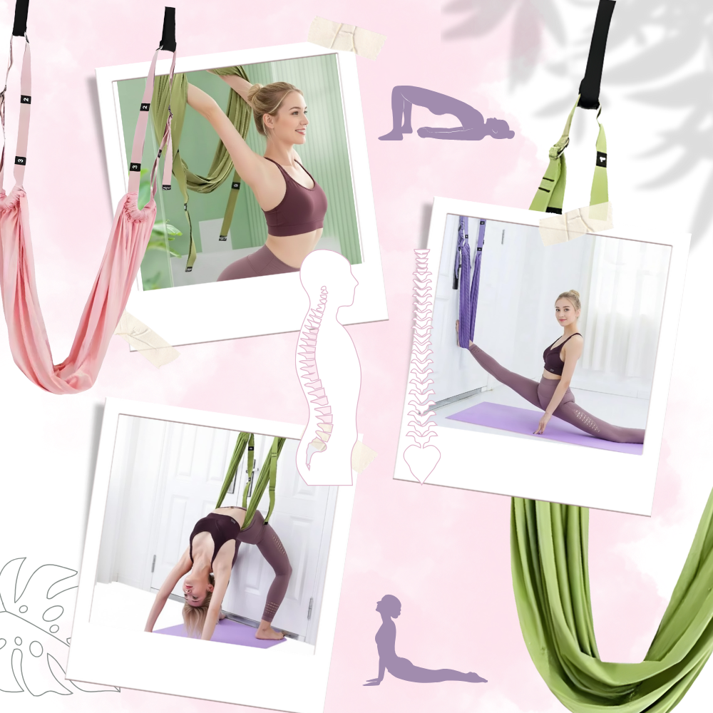 Hamac de yoga aérien solide et réglable