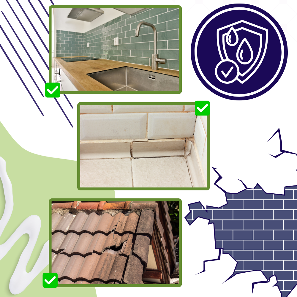 Colle haute adhérence et imperméable pour carreaux