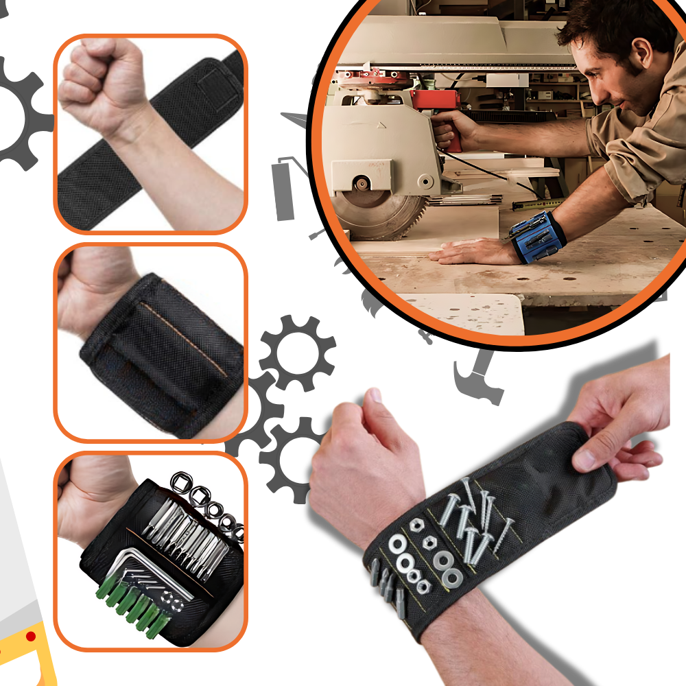 Bracelet magnétiques en tissu Oxford robuste