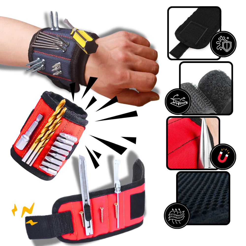 Bracelet magnétiques en tissu Oxford robuste