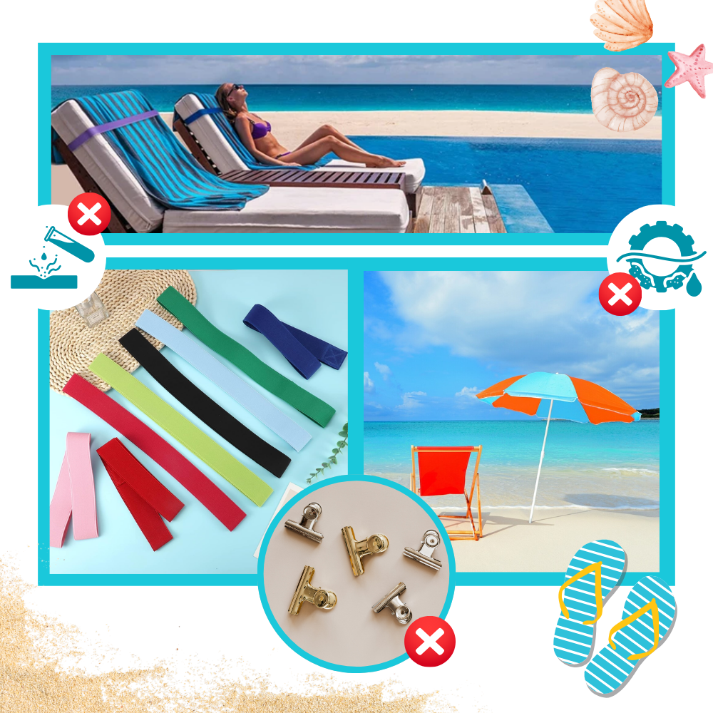 Bande élastique résistante pour serviette