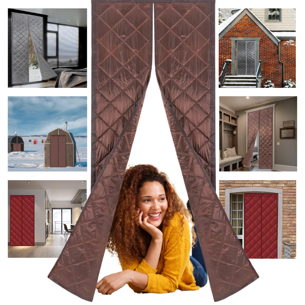 Rideau de porte élégant et thermiquement efficace