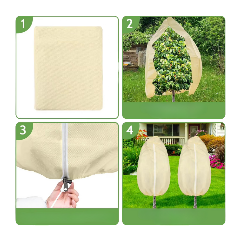 Couvre-plantes isolants supérieurs contre le gel