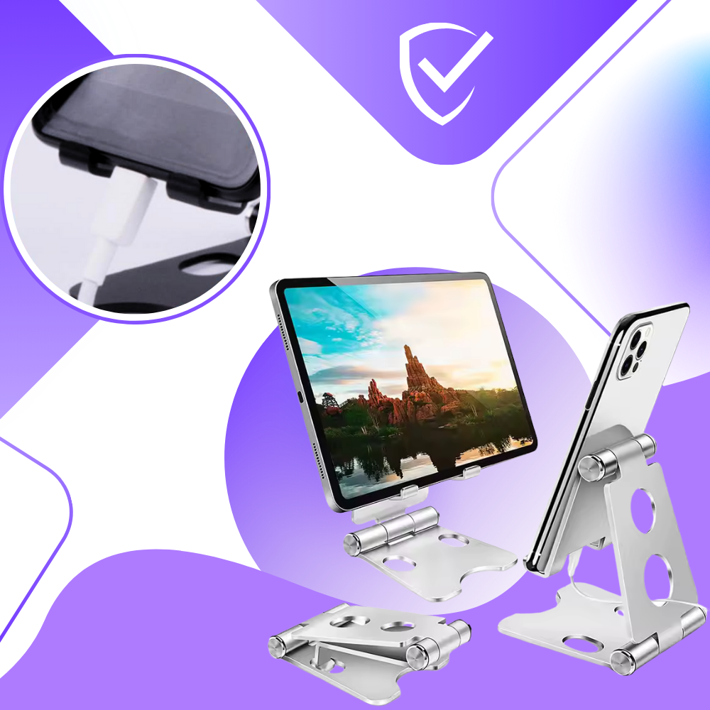 NO LONGER PRODUCING Support de téléphone pivotant et pliable