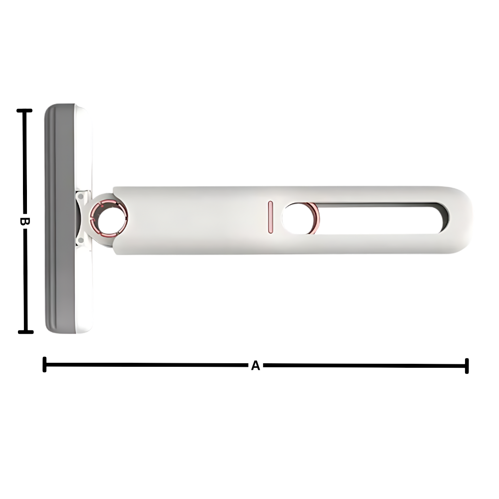 Vadrouille à tête pivotante et à essorage automatique