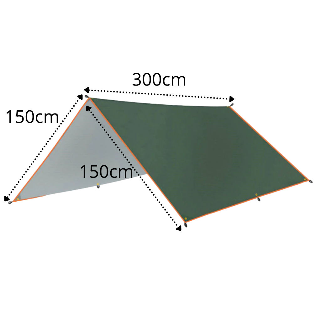 Kit de bâche de camping imperméable