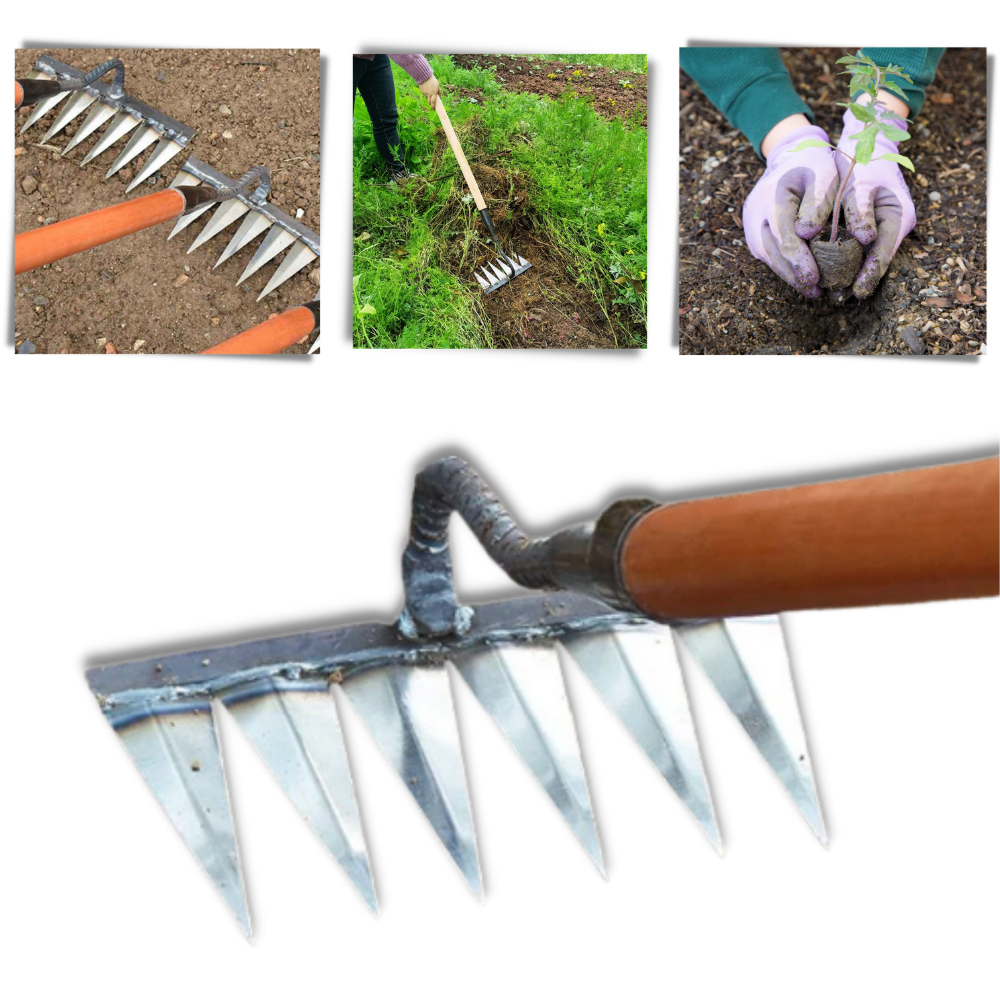 Scarificateur de jardin rapide