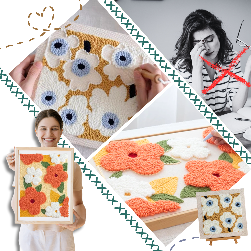 Kit de broderie thérapeutique