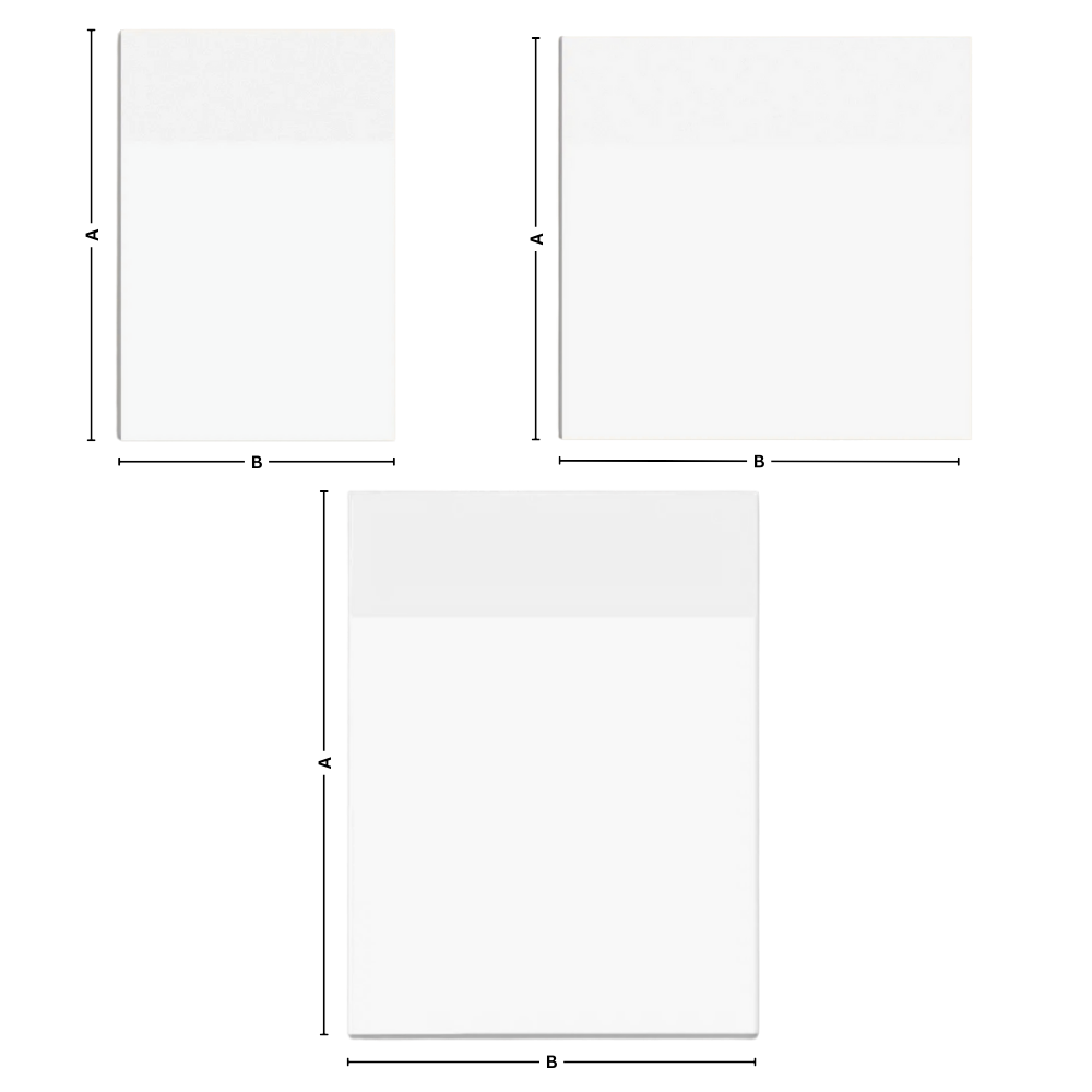 Notes autocollantes transparentes imperméables