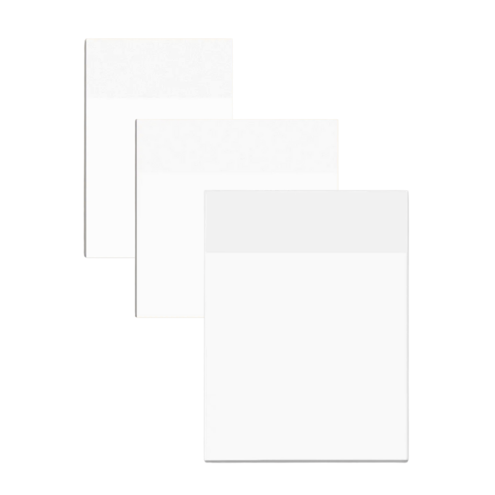 Notes autocollantes transparentes imperméables