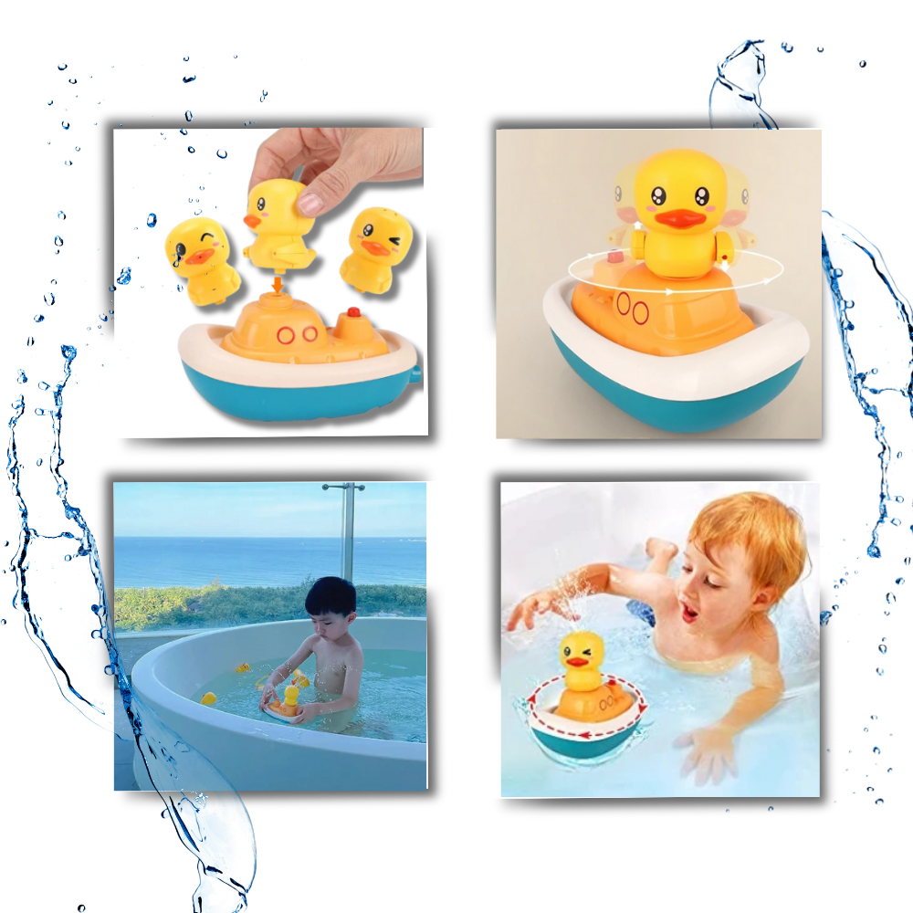 Jouets de bain canards et douche